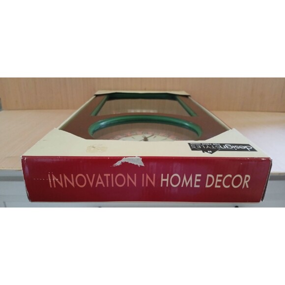 DesignStyles Casino Wall Clock 19x9.5 Hanging Roulette Table Shadow Box - Picture 7 of 14